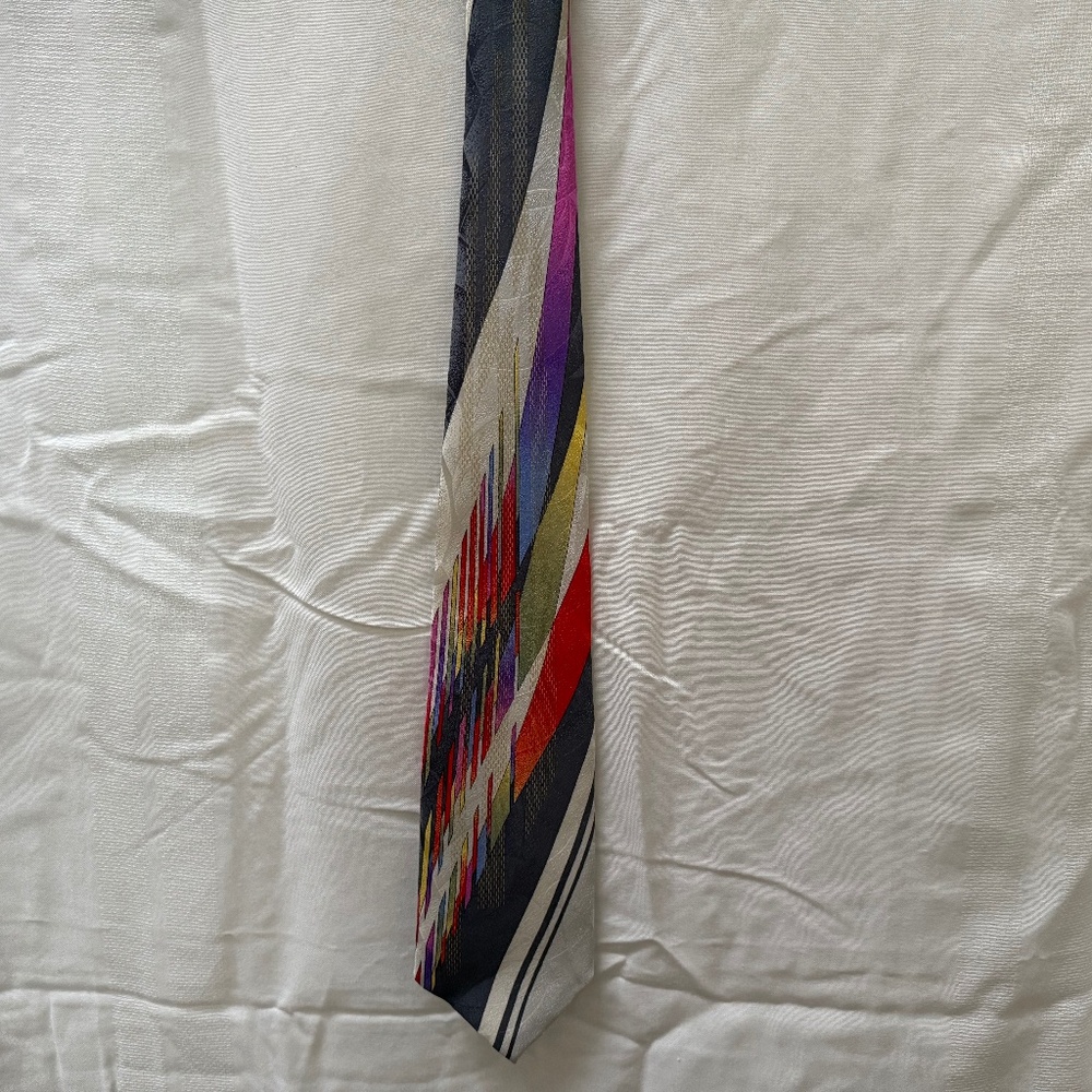 Vitaliano Pancaldi Vintage Geometric Tie